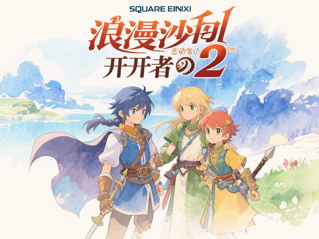 SQUARE ENIX《浪漫沙迦 开拓者2》水彩画风重塑经典之作 SQUARE ENIX《浪漫沙迦 开拓者2》水彩画风重塑经典之作